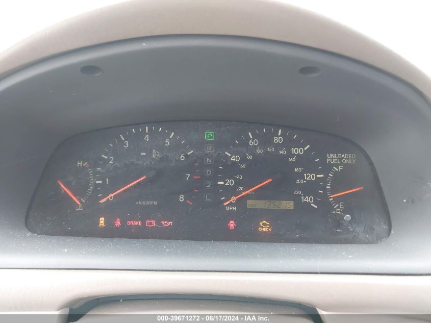 2000 Lexus Es 300 VIN: JT8BF28G8Y0278675 Lot: 39671272