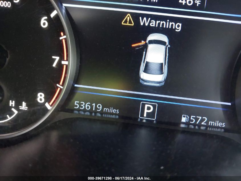 2022 Nissan Altima Sv Fwd VIN: 1N4BL4DV7NN369662 Lot: 39671298