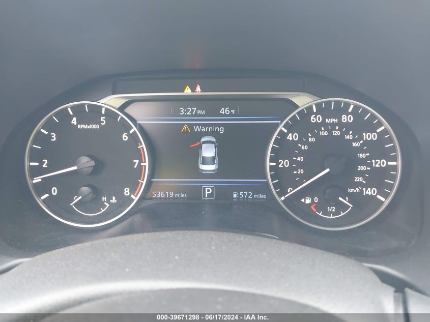 2022 Nissan Altima Sv Fwd VIN: 1N4BL4DV7NN369662 Lot: 39671298