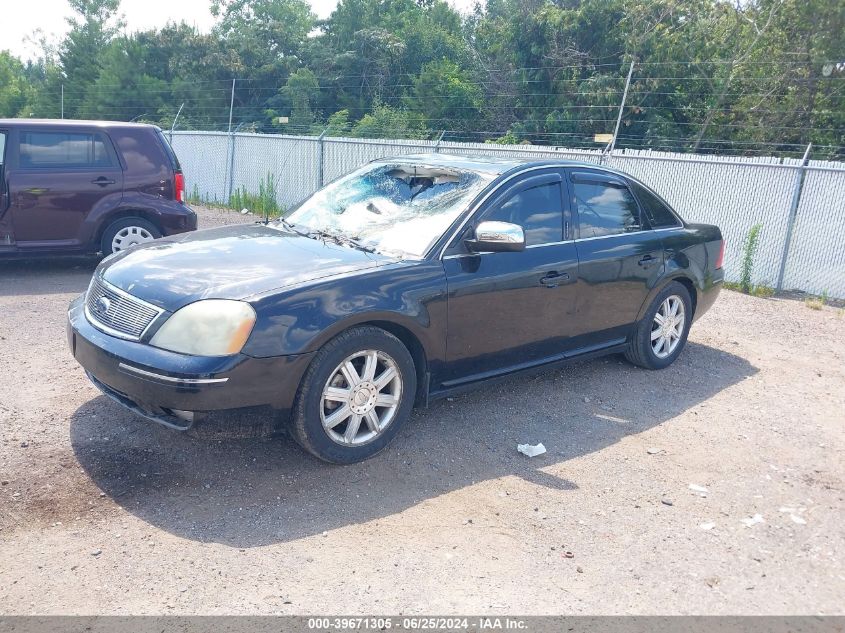2007 Ford Five Hundred Limited VIN: 1FAHP25187G160131 Lot: 39671305
