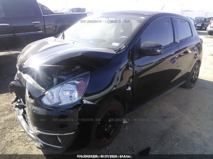 VIN ML32A3HJ3HH001745 2017 Mitsubishi Mirage, ES no.2