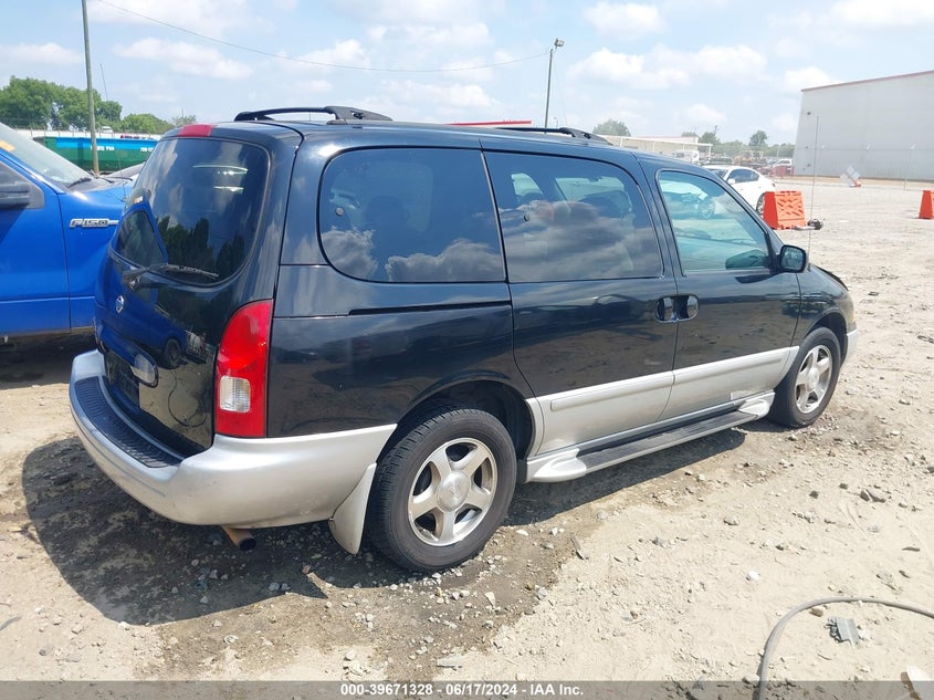 2001 Nissan Quest Gxe VIN: 4N2ZN15T71D815045 Lot: 39671328