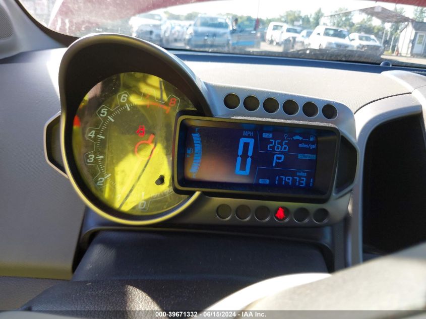 2012 Chevrolet Sonic 2Lt VIN: 1G1JC6SH3C4198273 Lot: 39671332