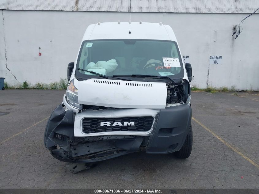 2021 Ram Promaster 2500 High Roof 159 Wb VIN: 3C6LRVDGXME522968 Lot: 39671336