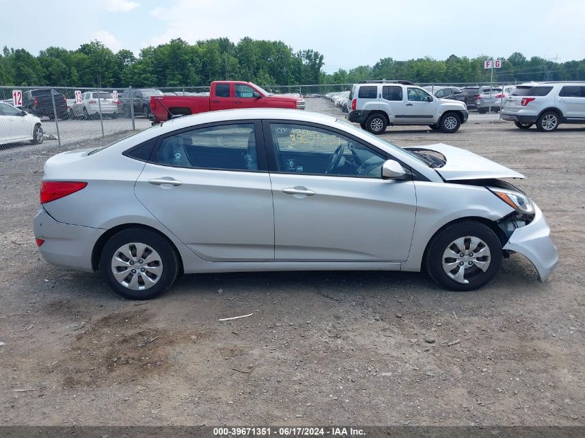 2015 Hyundai Accent Gls VIN: KMHCT4AE5FU904591 Lot: 39671351