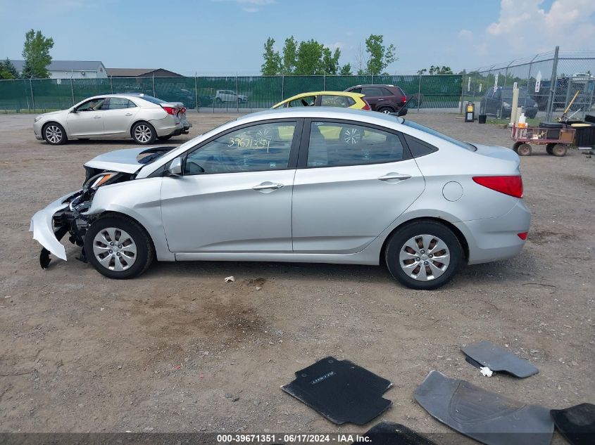 2015 Hyundai Accent Gls VIN: KMHCT4AE5FU904591 Lot: 39671351