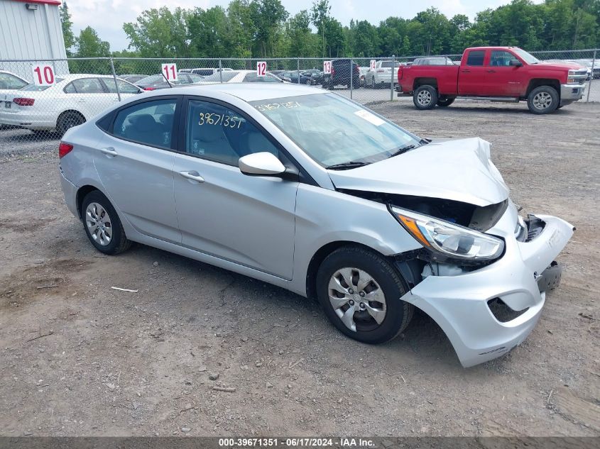 2015 Hyundai Accent Gls VIN: KMHCT4AE5FU904591 Lot: 39671351