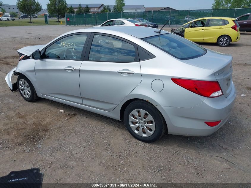 2015 Hyundai Accent Gls VIN: KMHCT4AE5FU904591 Lot: 39671351