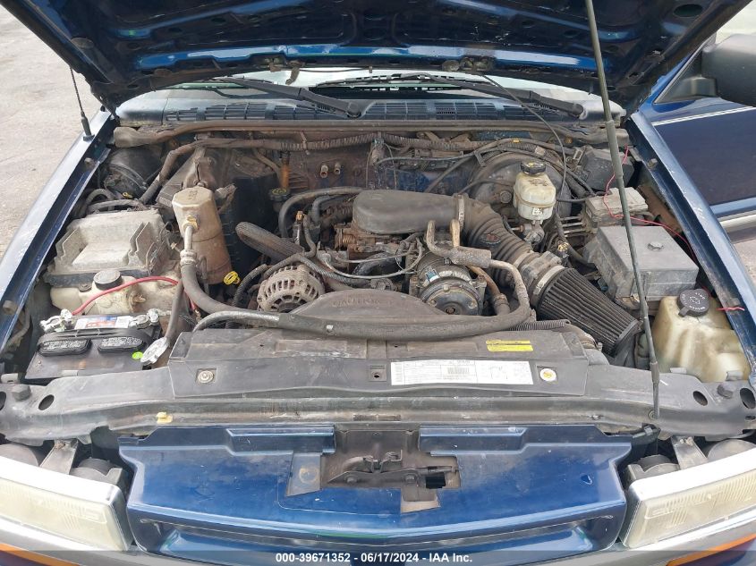 2001 Chevrolet Blazer Lt VIN: 1GNDT13W412134263 Lot: 39671352