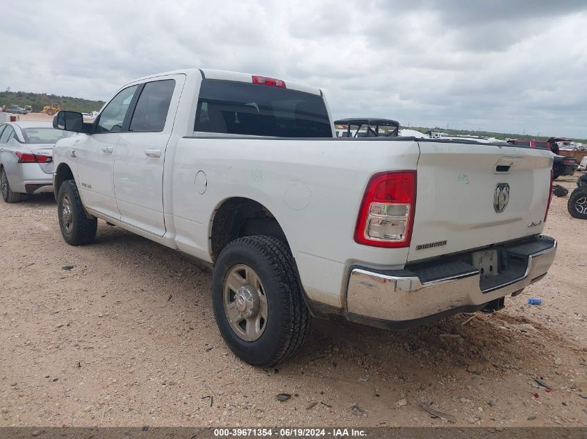 2022 Ram 2500 Big Horn 4X4 6'4 Box VIN: 3C6UR5DL1NG321502 Lot: 39671354