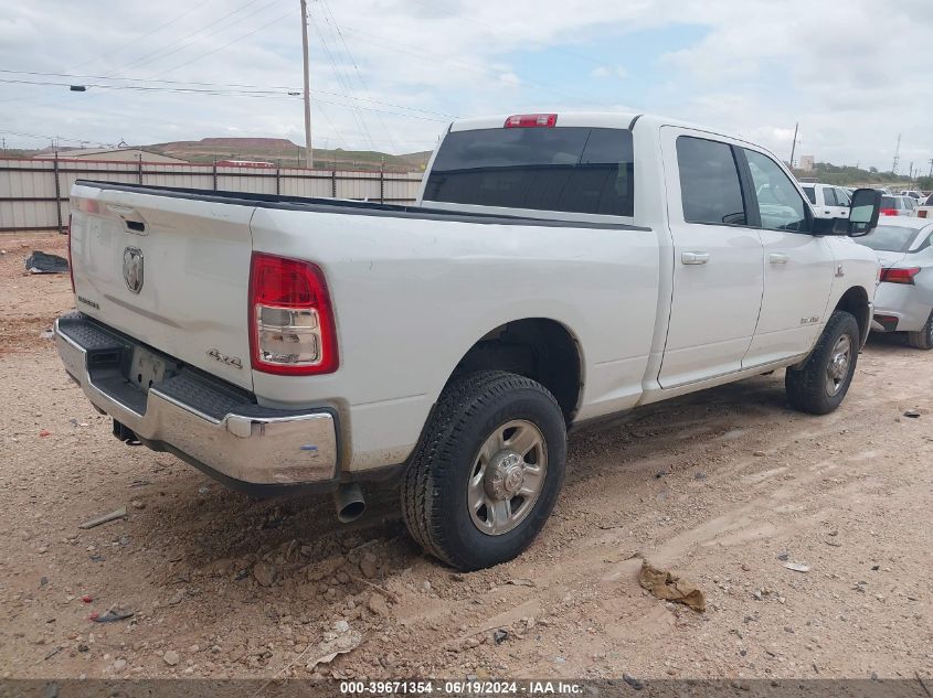 2022 Ram 2500 Big Horn 4X4 6'4 Box VIN: 3C6UR5DL1NG321502 Lot: 39671354