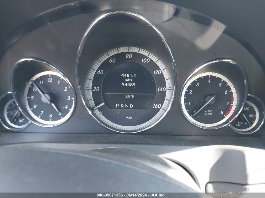 2011 Mercedes-Benz E 350 VIN: WDDKK5GFXBF064563 Lot: 39671356