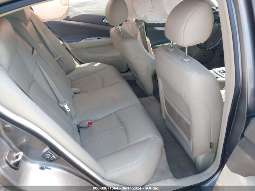 2013 Infiniti G37X VIN: JN1CV6AR8DM756417 Lot: 39671364