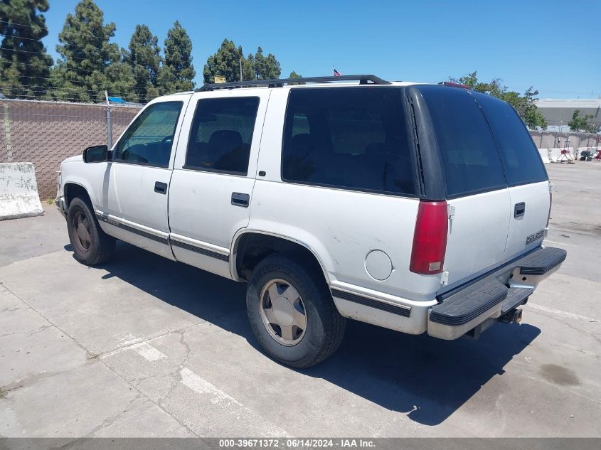 1999 Chevrolet Tahoe Ls VIN: 1GNEK13RXXJ483797 Lot: 39671372