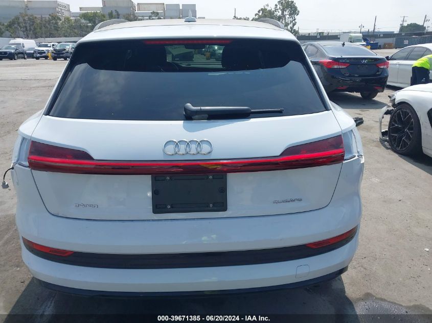 2021 Audi E-Tron Premium Quattro VIN: WA1AAAGE6MB007984 Lot: 39671385