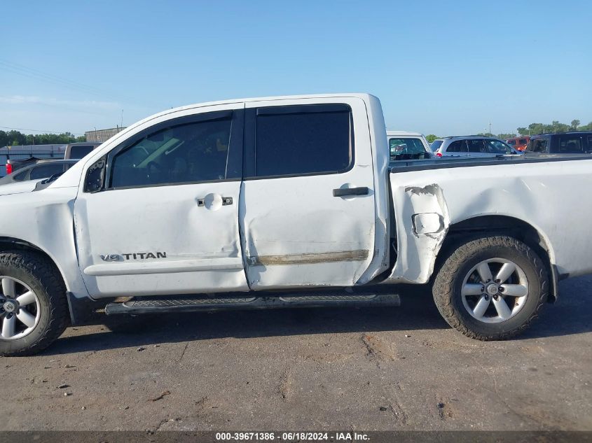 2011 Nissan Titan Sv VIN: 1N6BA0ED6BN307242 Lot: 39671386