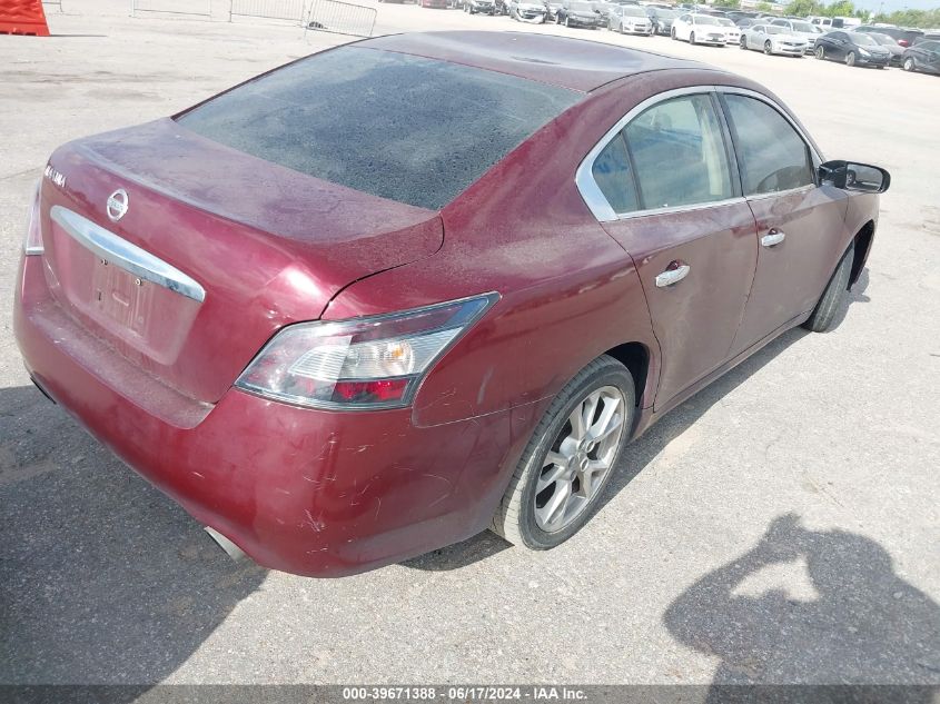 2012 Nissan Maxima S/Sv VIN: 1N4AA5AP2CC814088 Lot: 39671388