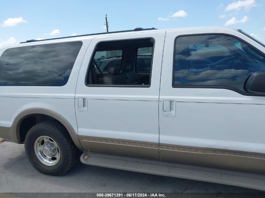2004 Ford Excursion Eddie Bauer VIN: 1FMNU44LX4EA22355 Lot: 39671391