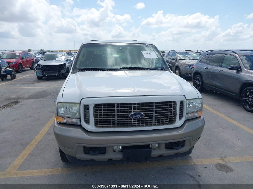 2004 Ford Excursion Eddie Bauer VIN: 1FMNU44LX4EA22355 Lot: 39671391