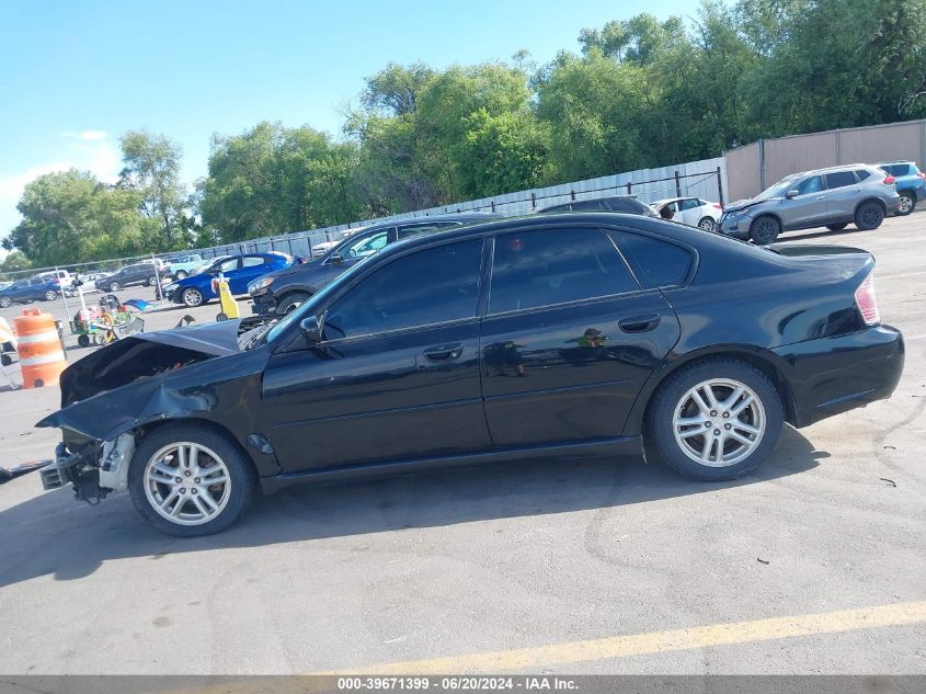 2005 Subaru Legacy 2.5I VIN: 4S3BL616757206503 Lot: 39671399