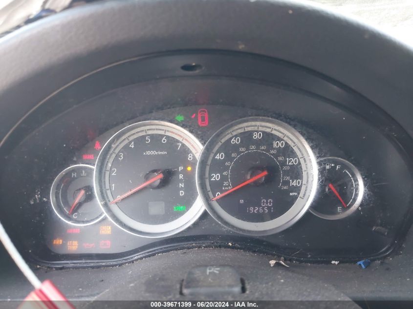 2005 Subaru Legacy 2.5I VIN: 4S3BL616757206503 Lot: 39671399