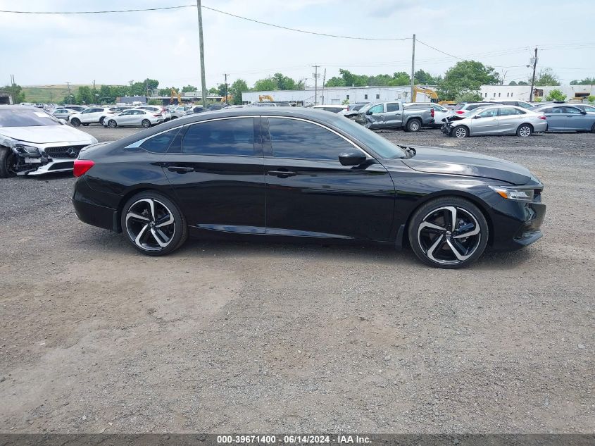 2022 Honda Accord Sport VIN: 1HGCV1F39NA057516 Lot: 39671400