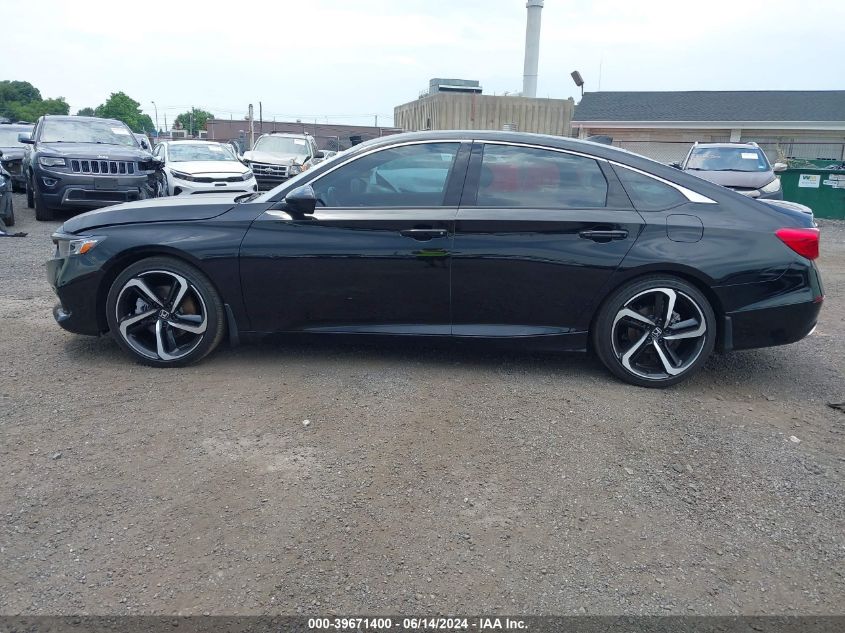 2022 Honda Accord Sport VIN: 1HGCV1F39NA057516 Lot: 39671400