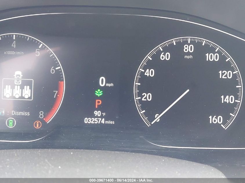 2022 Honda Accord Sport VIN: 1HGCV1F39NA057516 Lot: 39671400