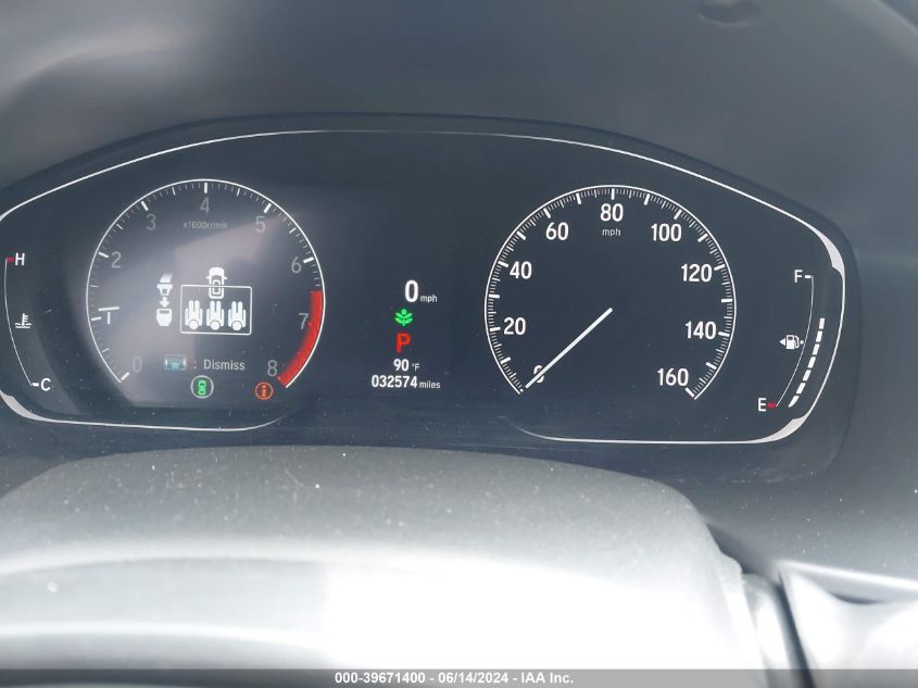 2022 Honda Accord Sport VIN: 1HGCV1F39NA057516 Lot: 39671400