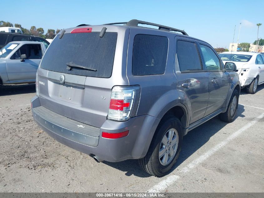 2008 Mercury Mariner V6 VIN: 4M2CU81178KJ43853 Lot: 39671416