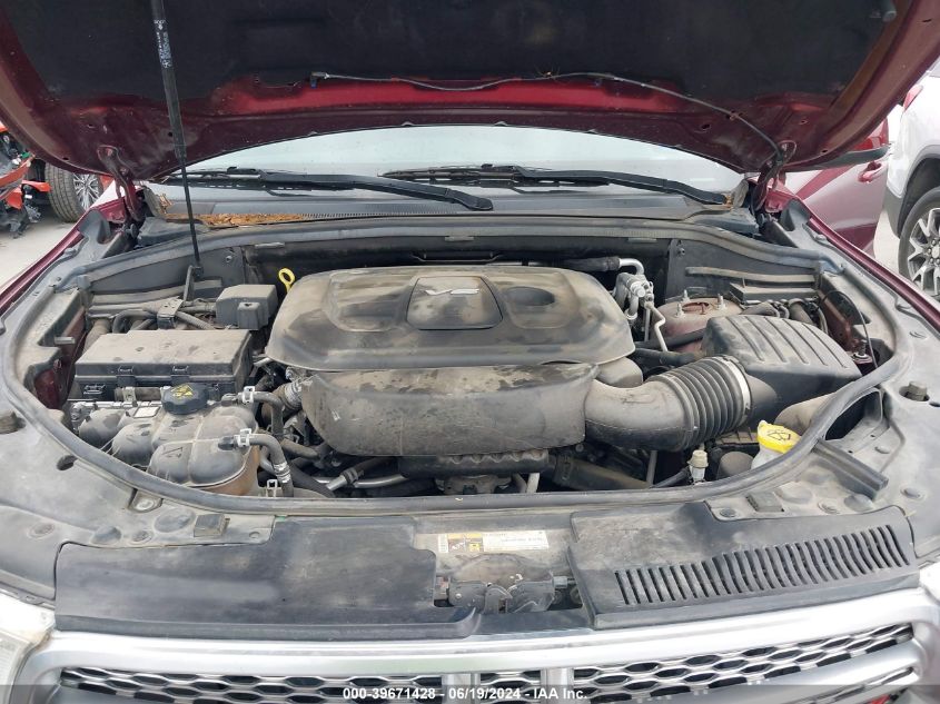 2017 Dodge Durango Sxt Rwd VIN: 1C4RDHAG1HC747784 Lot: 39671428