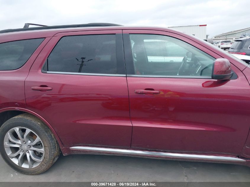 2017 Dodge Durango Sxt Rwd VIN: 1C4RDHAG1HC747784 Lot: 39671428