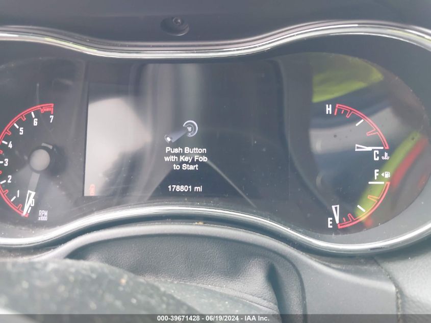 2017 Dodge Durango Sxt Rwd VIN: 1C4RDHAG1HC747784 Lot: 39671428