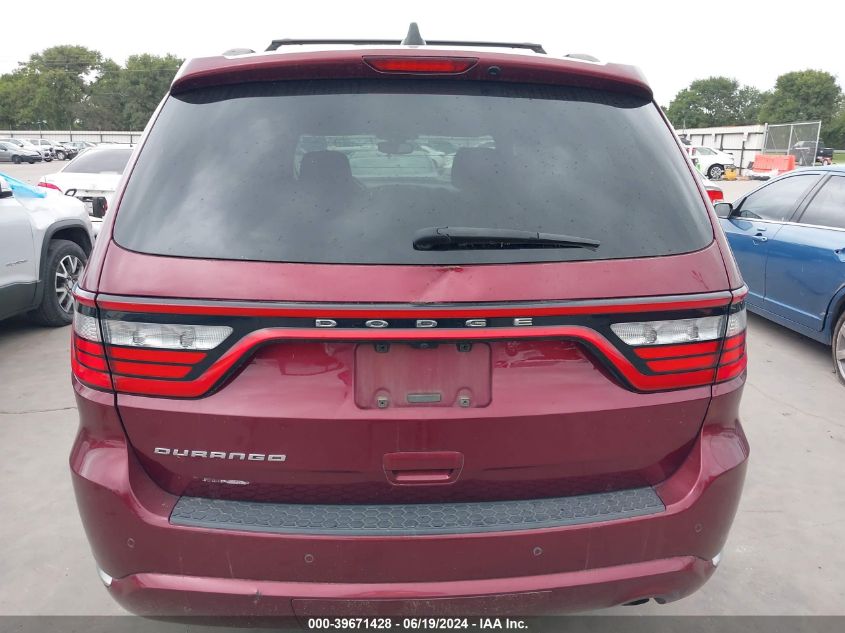 2017 Dodge Durango Sxt Rwd VIN: 1C4RDHAG1HC747784 Lot: 39671428