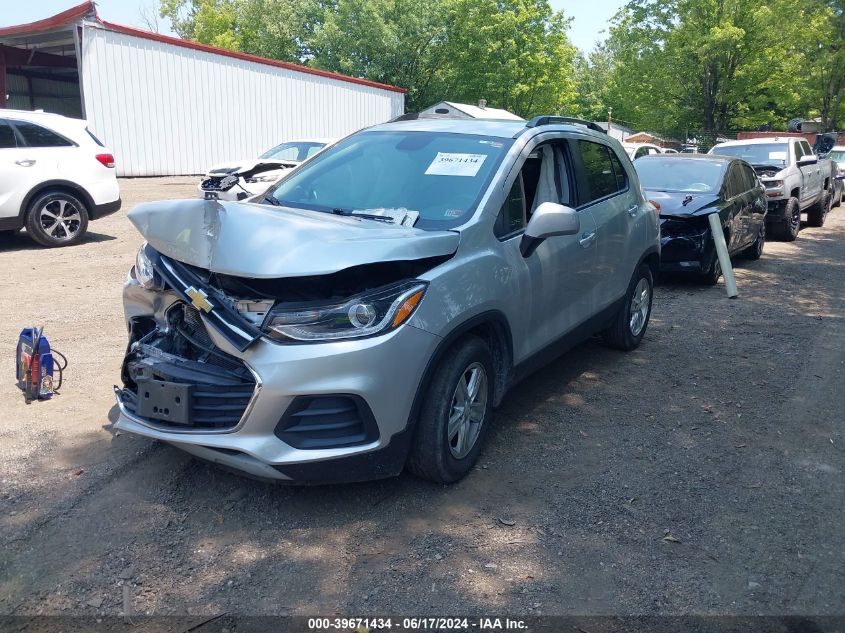 2022 Chevrolet Trax Fwd Lt VIN: KL7CJLSM9NB531055 Lot: 39671434