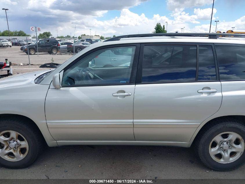 2003 Toyota Highlander VIN: JTEGD21A930053804 Lot: 39671450