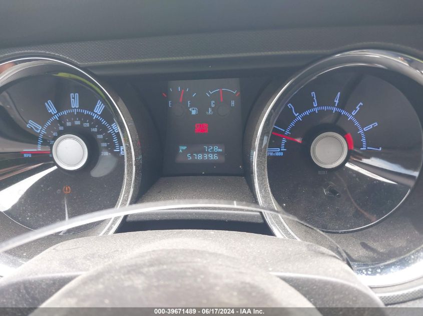 2010 Ford Mustang V6/V6 Premium VIN: 1ZVBP8AN7A5138066 Lot: 39671489