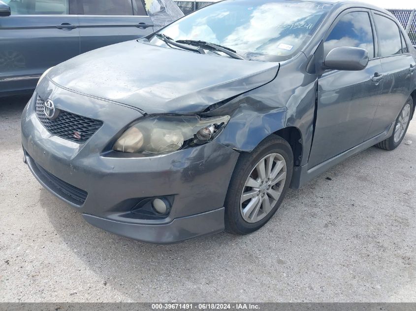 2010 Toyota Corolla S VIN: 2T1BU4EEXAC395241 Lot: 39671491