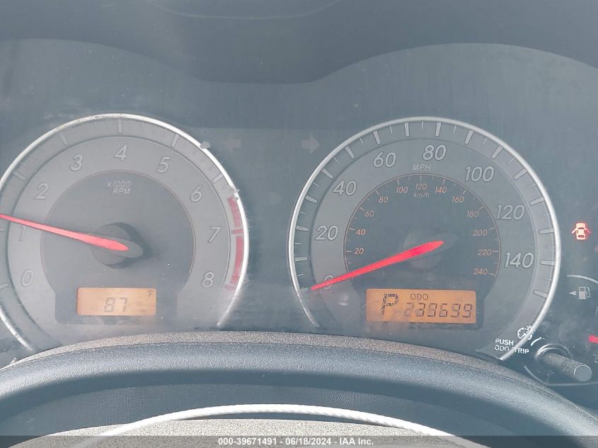 2010 Toyota Corolla S VIN: 2T1BU4EEXAC395241 Lot: 39671491