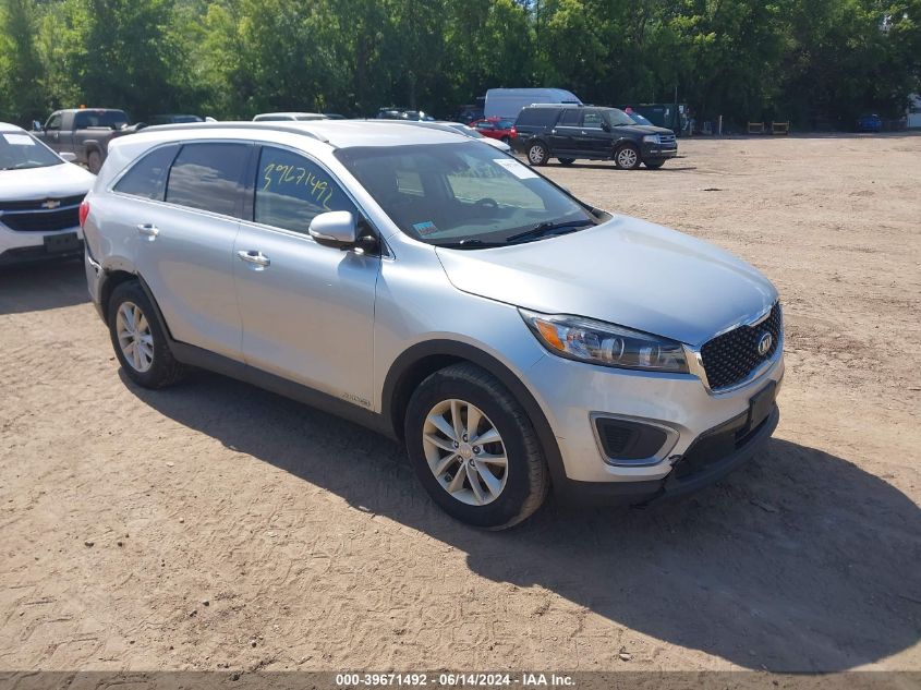 2017 KIA SORENTO 3.3L LX - 5XYPGDA54HG206245