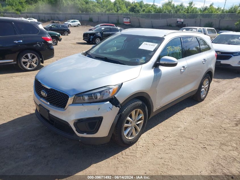 2017 KIA SORENTO 3.3L LX - 5XYPGDA54HG206245