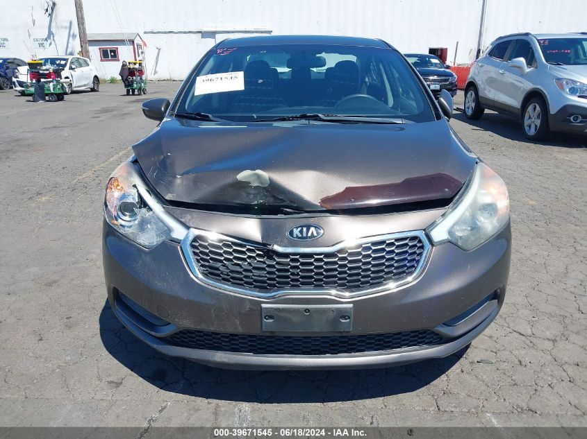 2015 Kia Forte Lx VIN: KNAFX4A66F5289975 Lot: 39671545