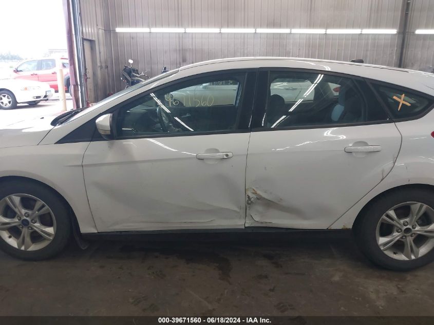 2014 Ford Focus Se VIN: 1FADP3K25EL461252 Lot: 39671560