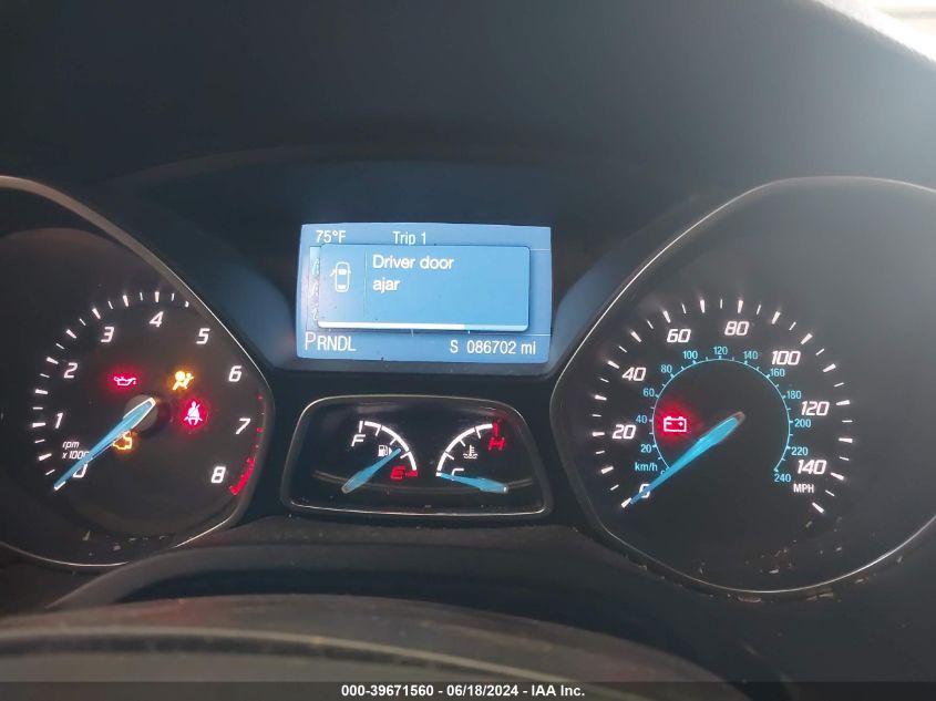 2014 Ford Focus Se VIN: 1FADP3K25EL461252 Lot: 39671560