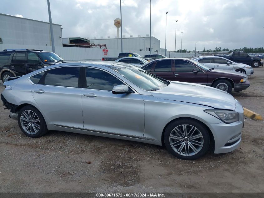 2018 Genesis G80 3.8 VIN: KMHGN4JE4JU245326 Lot: 39671572