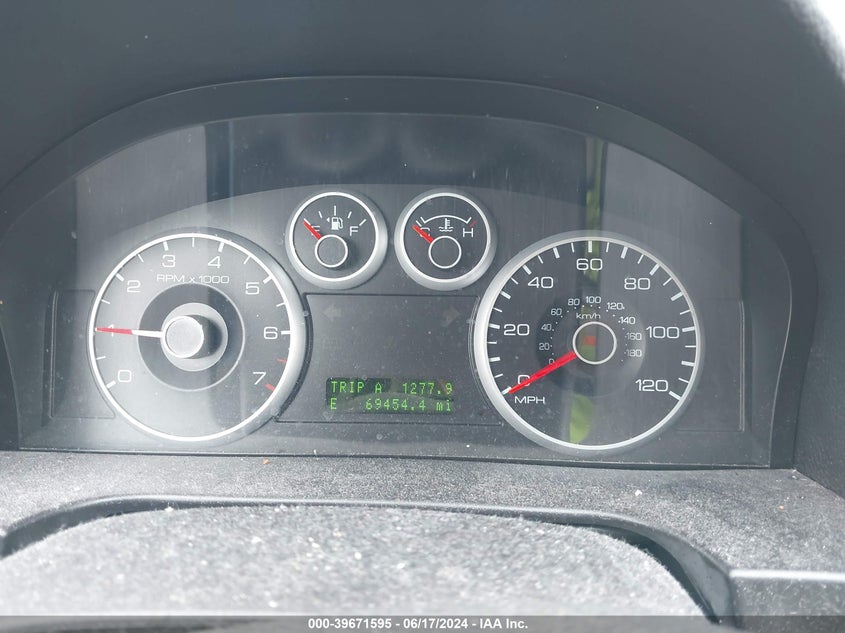 2009 Ford Fusion Se VIN: 3FAHP07Z99R186787 Lot: 39671595