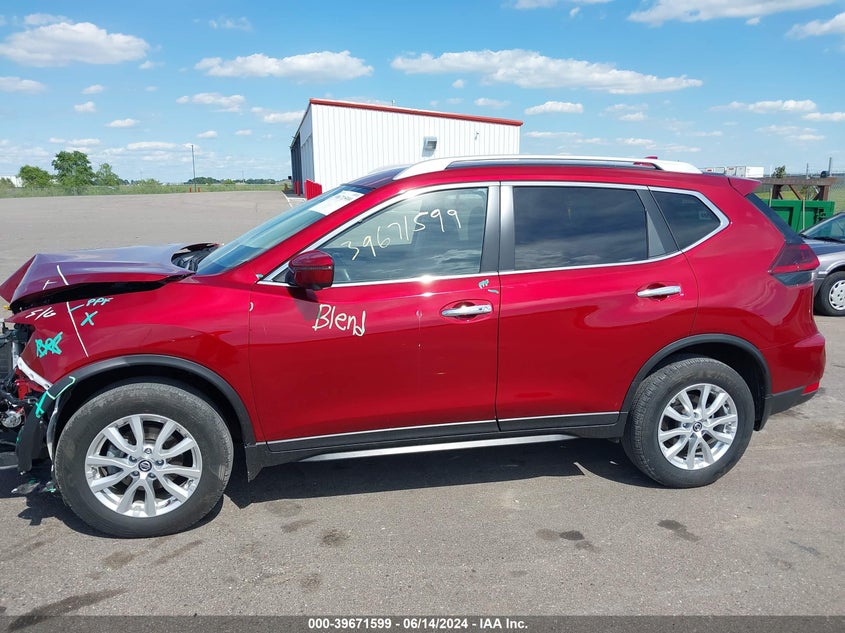 2018 Nissan Rogue Sv VIN: 5N1AT2MV5JC799315 Lot: 39671599
