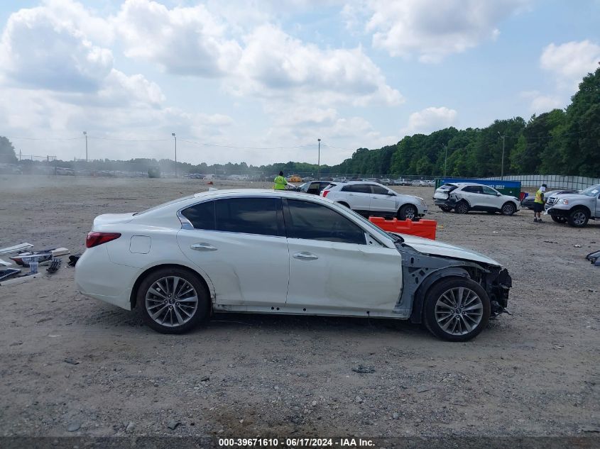 2018 Infiniti Q50 3.0T Luxe VIN: JN1EV7AP9JM360120 Lot: 39671610