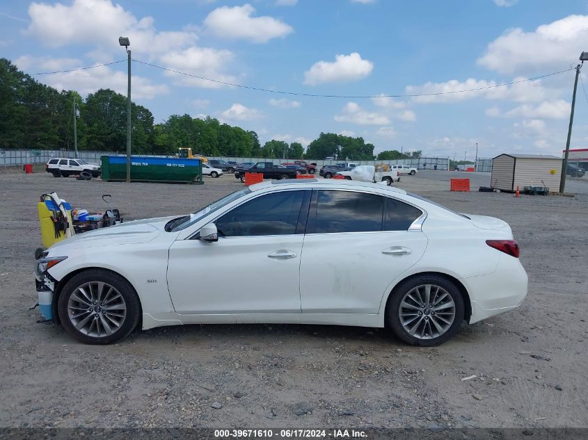 2018 Infiniti Q50 3.0T Luxe VIN: JN1EV7AP9JM360120 Lot: 39671610