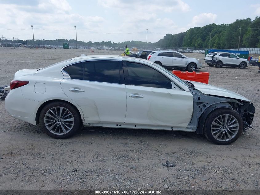 2018 Infiniti Q50 3.0T Luxe VIN: JN1EV7AP9JM360120 Lot: 39671610